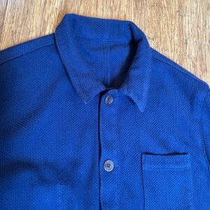 Epaulet Doyle Jacket in Indigo Sashiko
